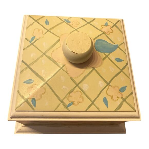 RARE Vintage Decoline New York Hand Made Hand Painted Trinket Box Exclusive! - Picture 6 of 12